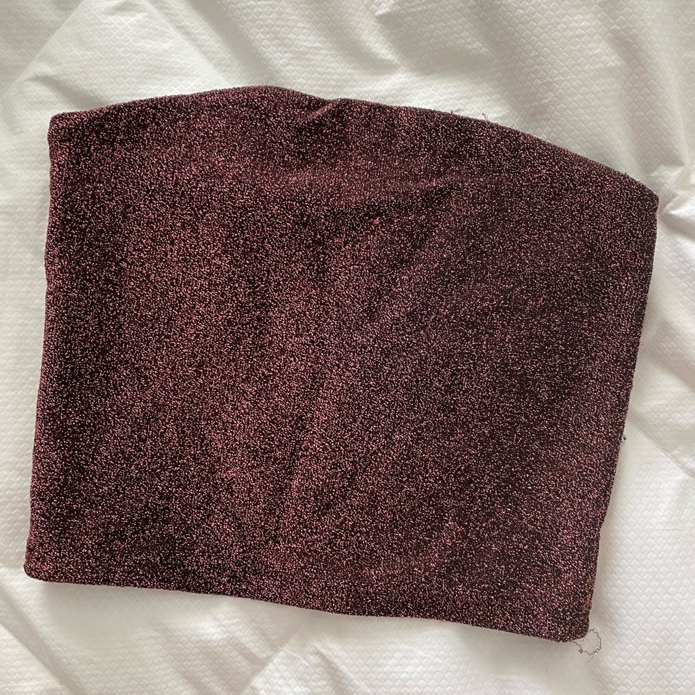 Wild Fable Metallic Tube Top